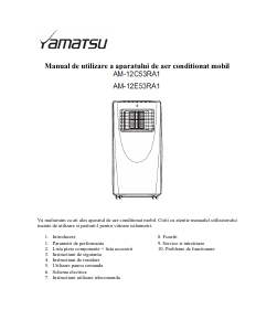 Manual Yamatsu AM-12E53RA1 Aer condiționat