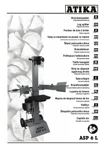 Manual Atika ASP 6 L Mașină de spintecat