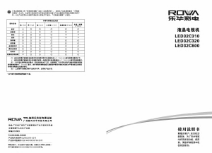 说明书 乐华LED32C320液晶电视