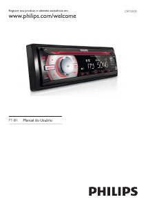Manual Philips CEM2000 Auto-rádio