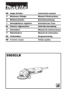 Manuale Makita 9565CLR Smerigliatrice angolare