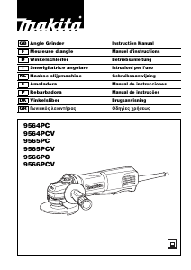 Manuale Makita 9565PC Smerigliatrice angolare