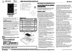 Handleiding Whirlpool AKT 316/IX Kookplaat