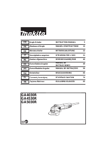 Brugsanvisning Makita GA4530R Vinkelsliber