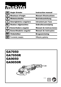 Manuale Makita GA7050R Smerigliatrice angolare