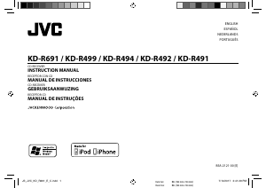 Handleiding JVC KD-R491 Autoradio