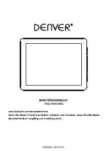 Bedienungsanleitung Denver TAQ-10043 mk2 Tablet