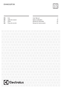 Manual Electrolux EHH6332FOK Hob