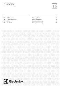 Kasutusjuhend Electrolux EHH6340FSK Pliidiplaat