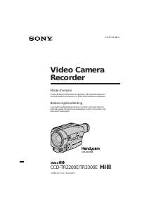 Mode d’emploi Sony CCD-TR2200E Caméscope