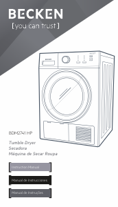 Manual Becken BDM2741 HP Dryer