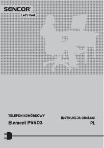 Instrukcja Sencor Element P5503 Telefon komórkowy