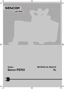 Instrukcja Sencor P5700 Telefon komórkowy