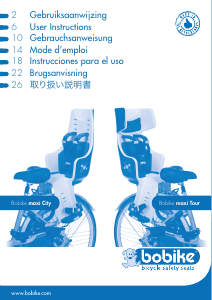 Handleiding Bobike maxi City Fietszitje