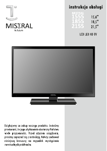 Instrukcja Mistral 1855 Telewizor LCD