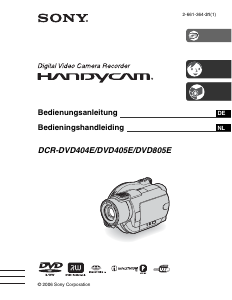 Bedienungsanleitung Sony DCR-DVD405E Camcorder