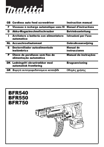 Manuale Makita BFR540 Avvitatore