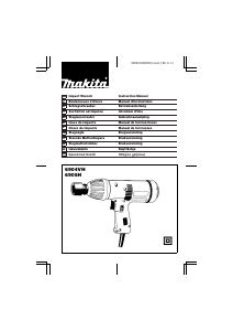 Bruksanvisning Makita 6904VH Mutterdragare