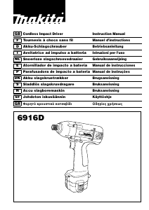 Handleiding Makita 6916D Slagmoersleutel