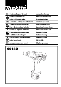 Bedienungsanleitung Makita 6918D Schlagschrauber