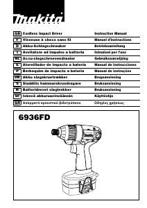 Manual Makita 6936FD Chave de impacto