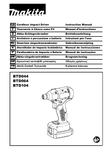 Handleiding Makita BTD064 Slagmoersleutel