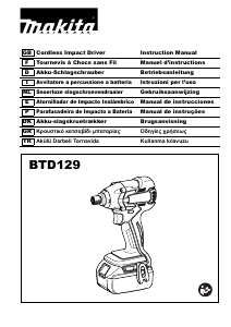 Bedienungsanleitung Makita BTD129 Schlagschrauber