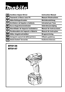 Bedienungsanleitung Makita BTD136 Schlagschrauber