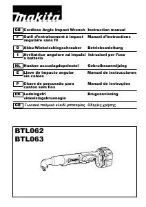 Handleiding Makita BTL062 Slagmoersleutel