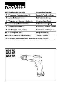 Bruksanvisning Makita 6017D Borrskruvdragare