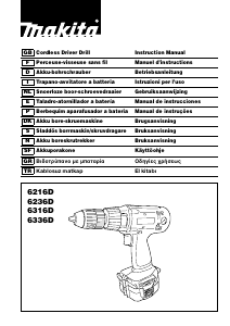 Brugsanvisning Makita 6236D Bore-skruemaskine