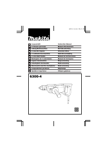 Manuale Makita 6300-4 Trapano avvitatore