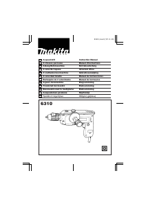 Brugsanvisning Makita 6310 Bore-skruemaskine