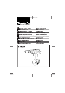 Manual Makita 6343D Berbequim