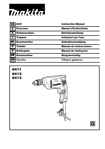 Bruksanvisning Makita 6411 Borrskruvdragare
