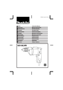 Manuale Makita 6510LVR Trapano avvitatore