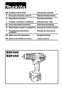 Bedienungsanleitung Makita BDF440 Bohrschrauber