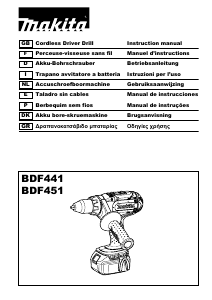 Bedienungsanleitung Makita BDF441 Bohrschrauber
