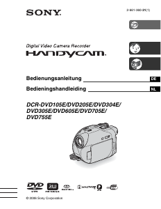 Bedienungsanleitung Sony DCR-DVD755E Camcorder