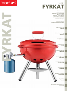 Handleiding Bodum FYRKAT Barbecue