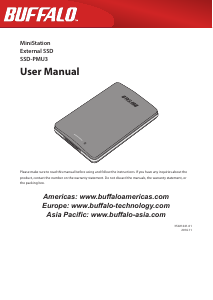 Manual Buffalo SSD-PMU3 SSD