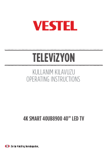 Bruksanvisning Vestel 40UB8900 LED TV