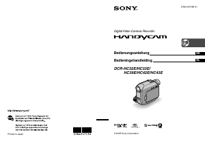 Bedienungsanleitung Sony DCR-HC42E Camcorder