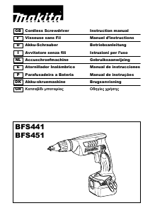 Manuale Makita BFS441 Avvitatore