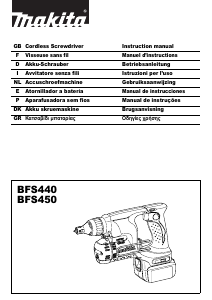 Manuale Makita BFS450 Avvitatore