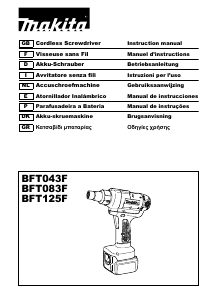 Manuale Makita BFT083F Avvitatore