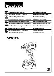 Handleiding Makita DTD129 Slagmoersleutel