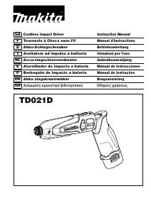 Handleiding Makita TD021D Slagmoersleutel