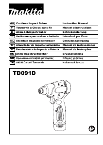 Handleiding Makita TD091D Slagmoersleutel