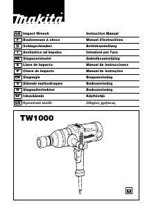 Bedienungsanleitung Makita TW1000 Schlagschrauber